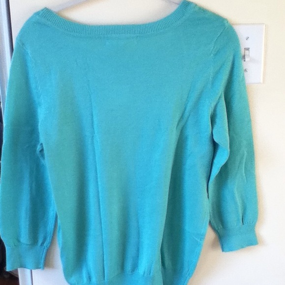 🚫SOLD🚫Forever 21 teal sweater top! - Picture 2 of 3