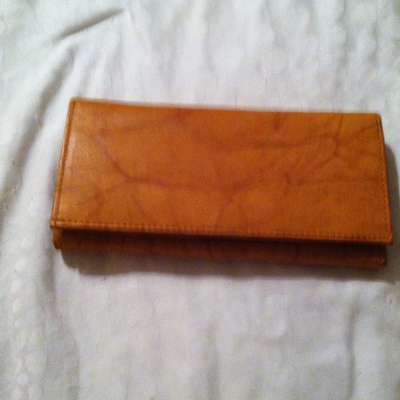 🎀Reduced🎀 Caramel wallet, leather