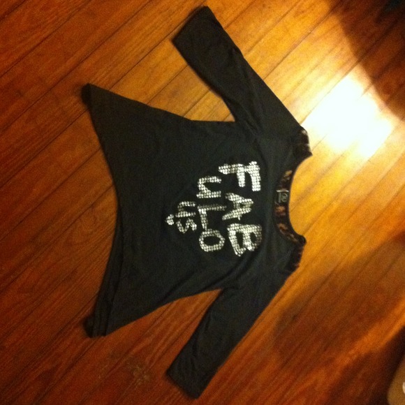 A Jerry Leigh back laced shirt