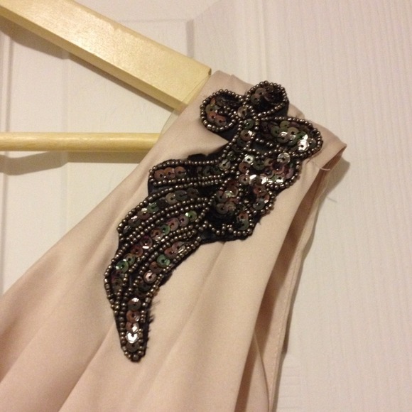 ⬇REDUCED⬇ Lipsy one shoulder pleated dress - Picture 3 of 3