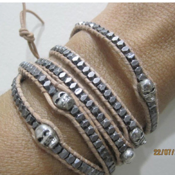 Leather wrap bracelet - Picture 2 of 4