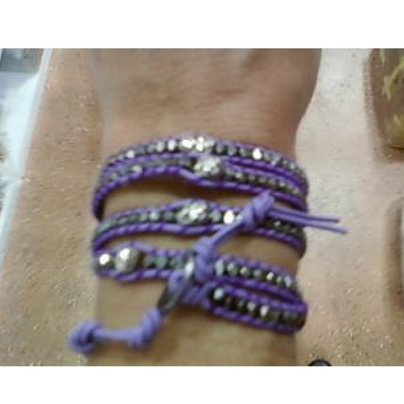 Leather wrap bracelet - Picture 3 of 4