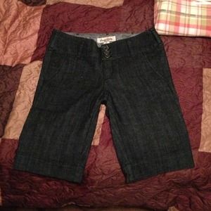 Dark Bermuda shorts