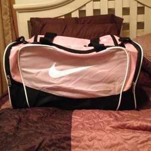 Pink Nike gym bag