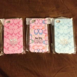 Bundled Coach inspired iphone 4/4s cases