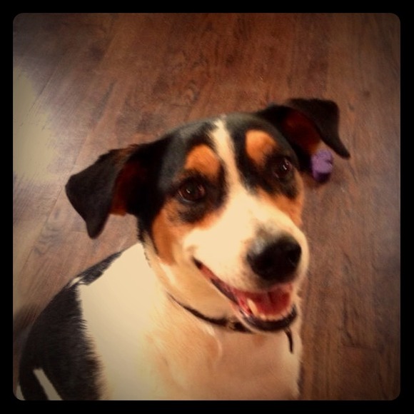 My baby smiling at my posh friends!!!