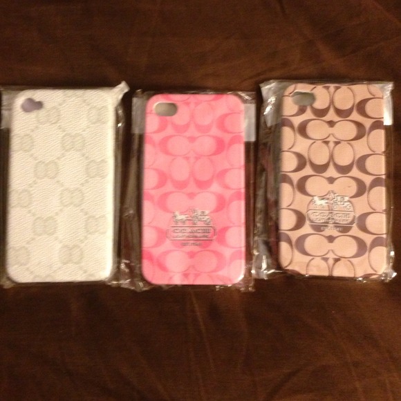 Bundled Gucci and Coach inspired iphone  4/4s case