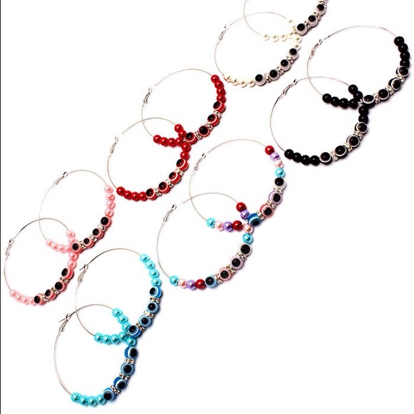 Evil eye hoops - Picture 1 of 1