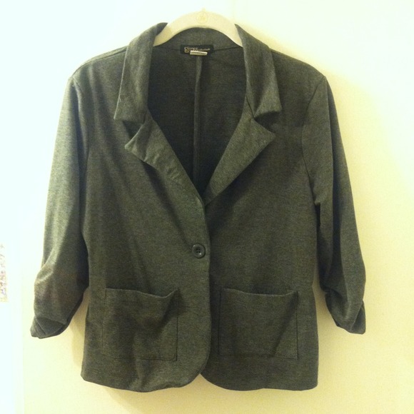 Grey half sleeve blazer - Picture 1 of 1