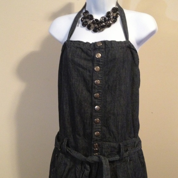 Charlotte Russe  denim overalls - Picture 3 of 4