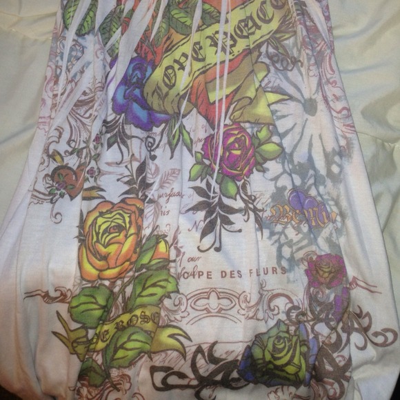 ❌TRADED❌Colorful tattoo design v front &back dress - Picture 4 of 4