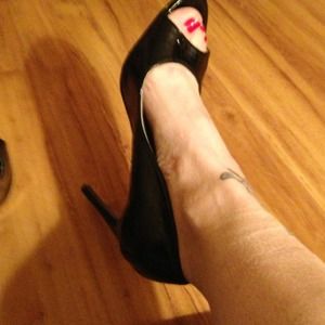 REDUCED! Charolette RUSSE SHOES black peep toe