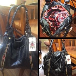 Urban Outfitters Black Hobo Bag Purse