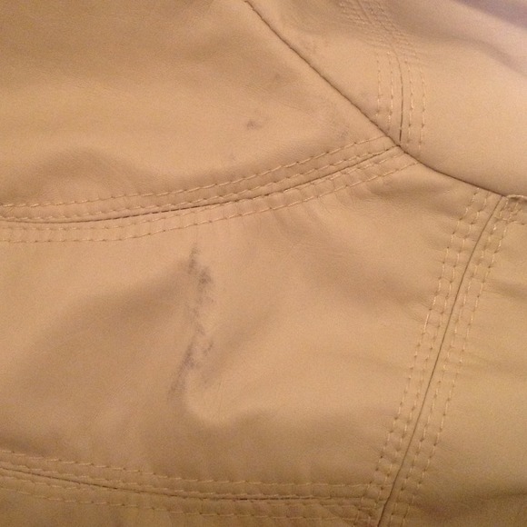 Tan leather jacket - Picture 3 of 4