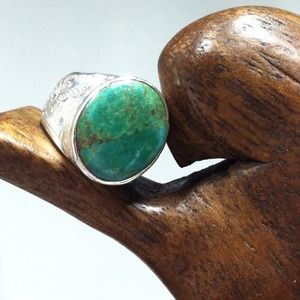 ✨Trade @vrose31✨Etched Nature Design Turquoise