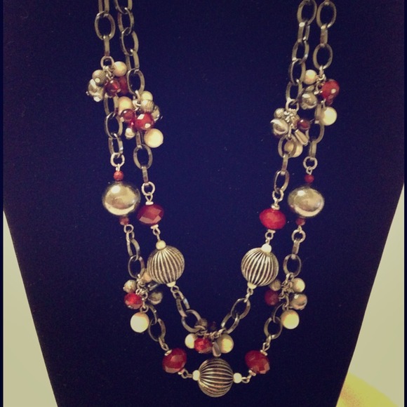 Premier Designs Red Hot Necklace