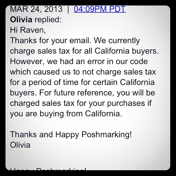 ATTN CALIFORNIA POSHERS!!
