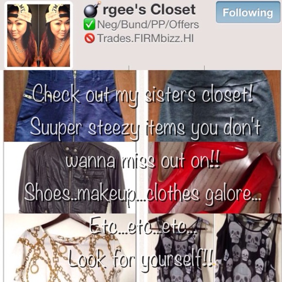Visit my sister's closet!!