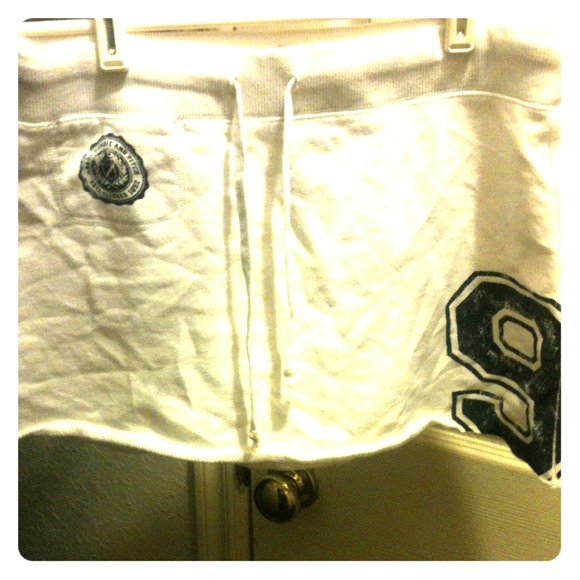 A&F White Mini Skirt