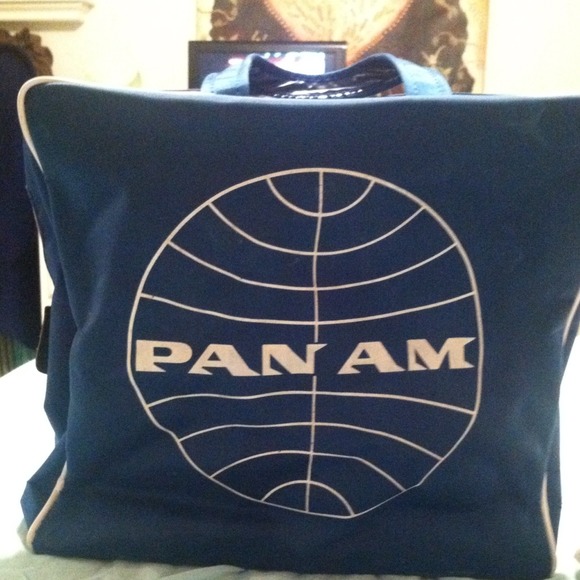 Vintage Pan Am original stewardess bag