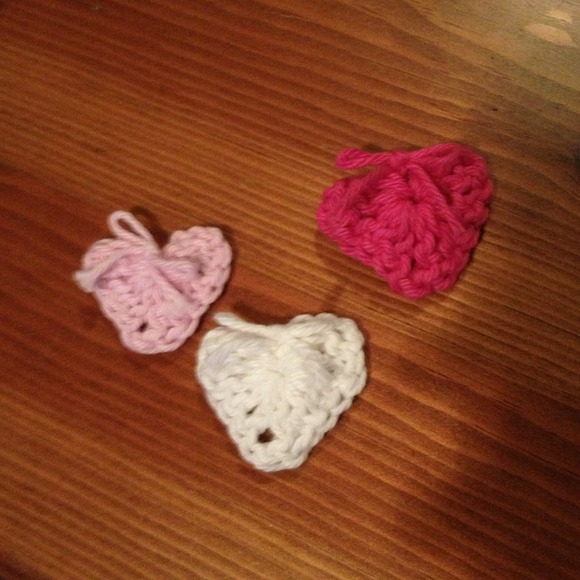 Crocheted hearts❤ - Picture 1 of 3