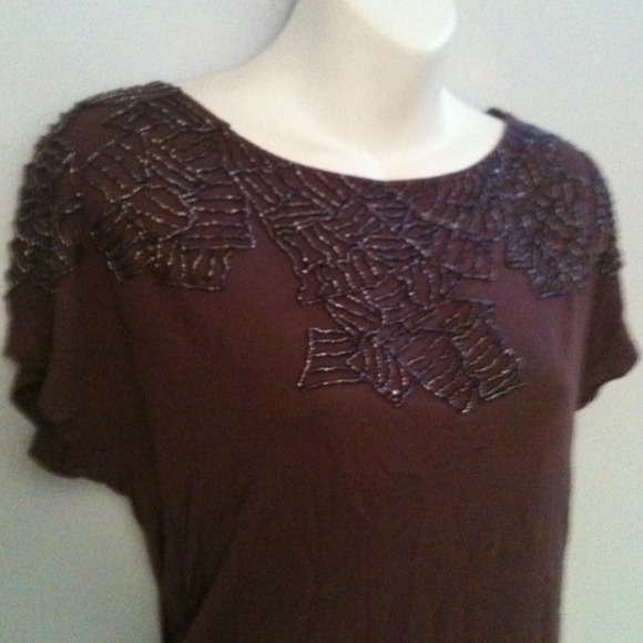 Beaded tee shirt