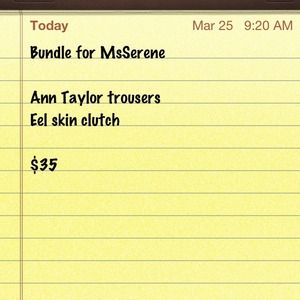 Bundle for MsSerene