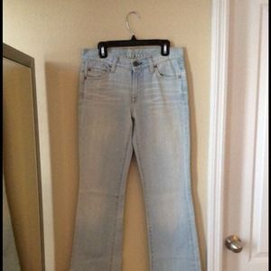 7 for all mankind light wash jeans