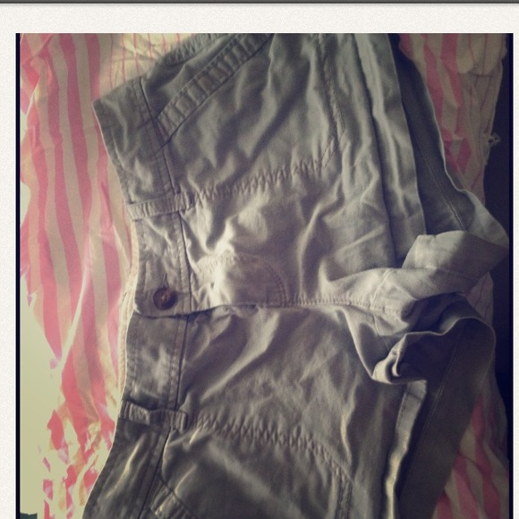 Gray low rise shorts