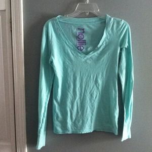Mint Green Nollie Long-Sleeved Top