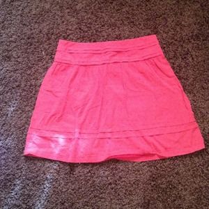 Dark pink skirt