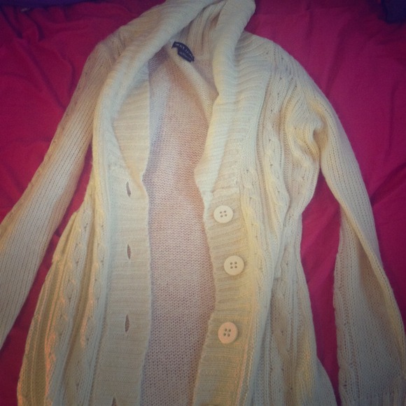 Wet seal white cardigan