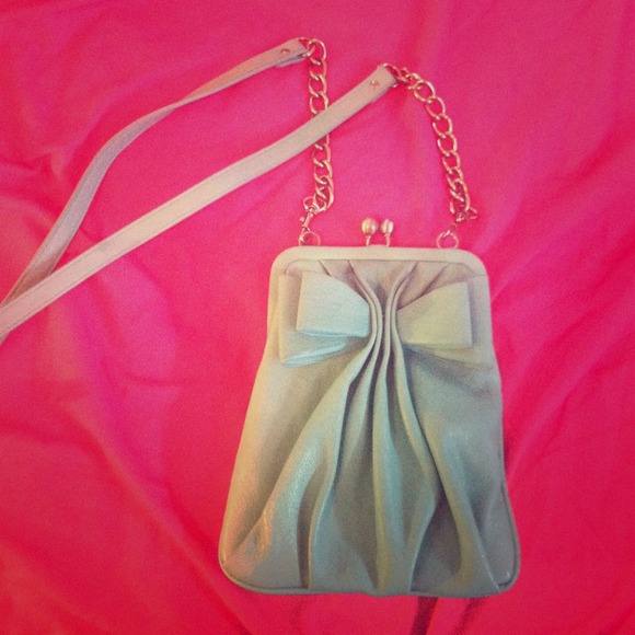 Jessica Simpson Mint green cross bag