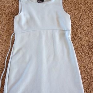 Baby blue dress