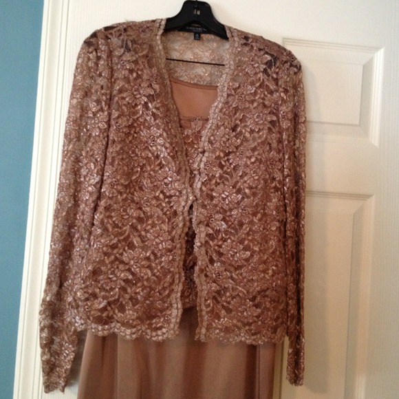Three piece formal gown