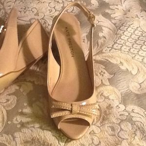 **REDUCED** Kate Preston Patent Leather Wedge