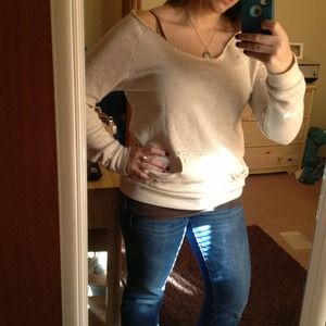 Off the shoulder sweater