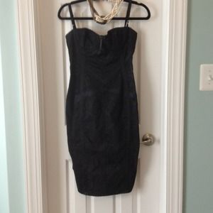 RESERVED Dolce & Gabbana black corset dress.