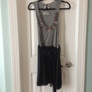 Brand new YFB dress with beaded collar.