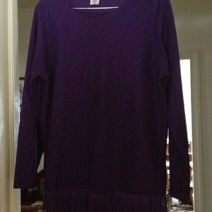 Pants and matching top, purple