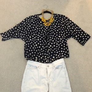 Reserved- Rachel Roy polka dot blouse