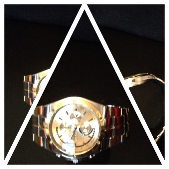 Men's stainless steel watch