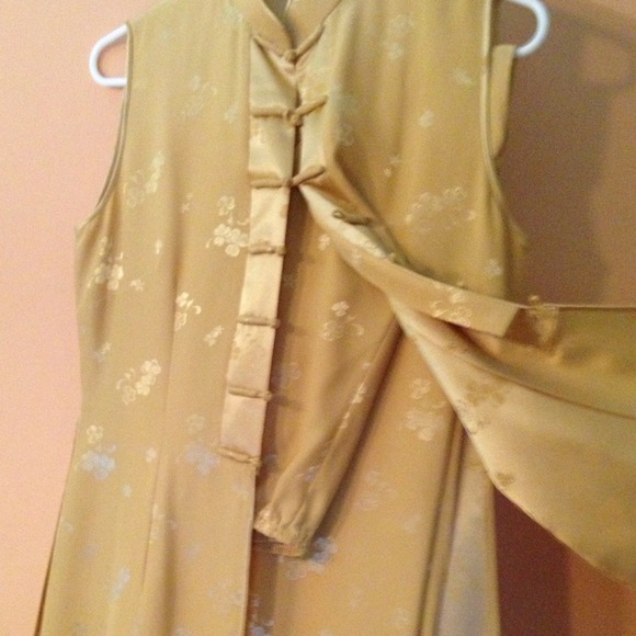 REDUCED! Gold Colored Oriental Tunic