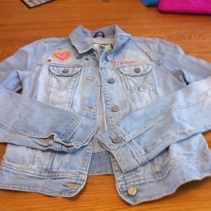 Hollister jean jacket size small