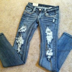 Jeans by machine