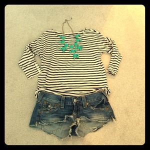 Cut off True Religion jorts -Reserved