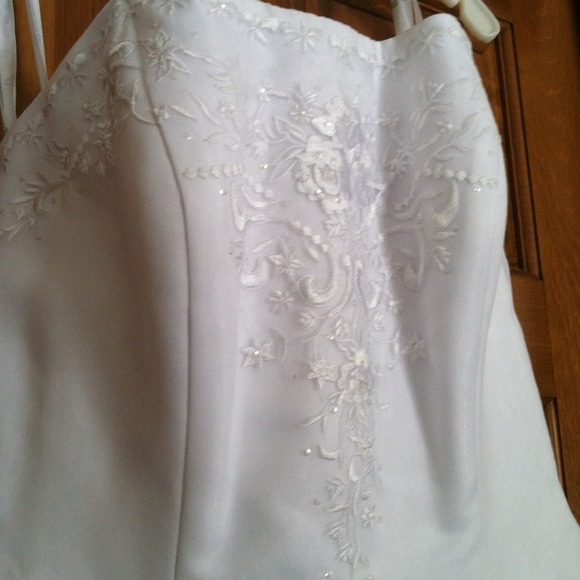 💥NWT💥make offer💥2pc Oleg Cassini wedding dress - Picture 2 of 4