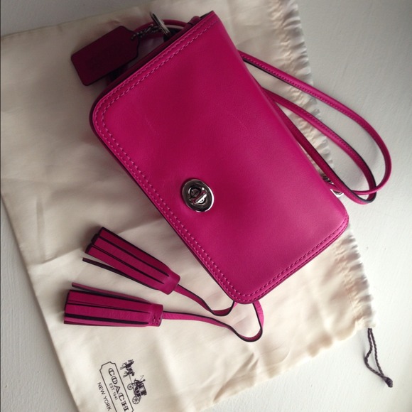 Coach Legacy Fuschia Penny Shoulder Bag