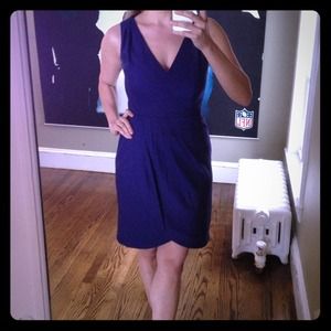 Sheath dress with pleated details