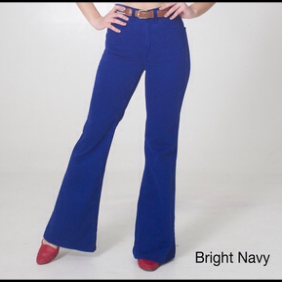 American Apparel stretch twill wide leg pant NEW